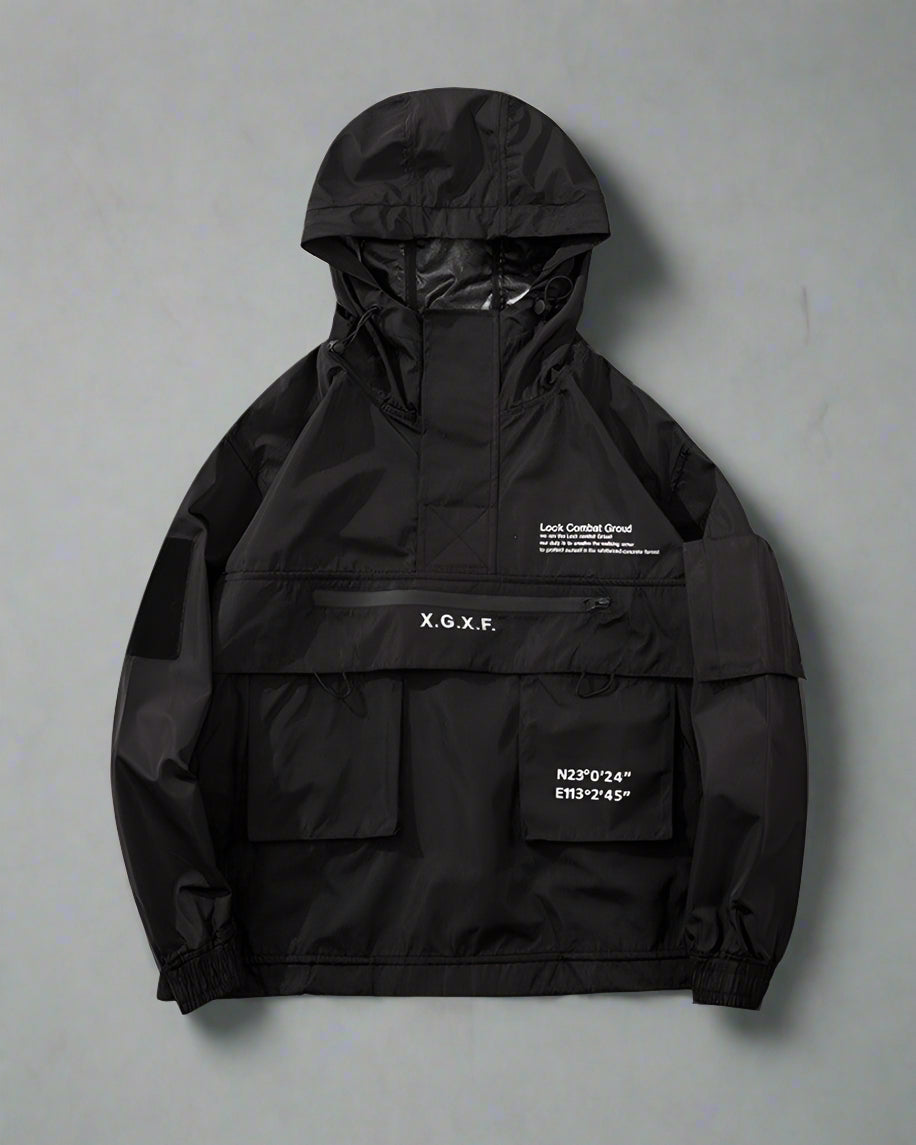 Versatile Hooded Jacket with Pockets