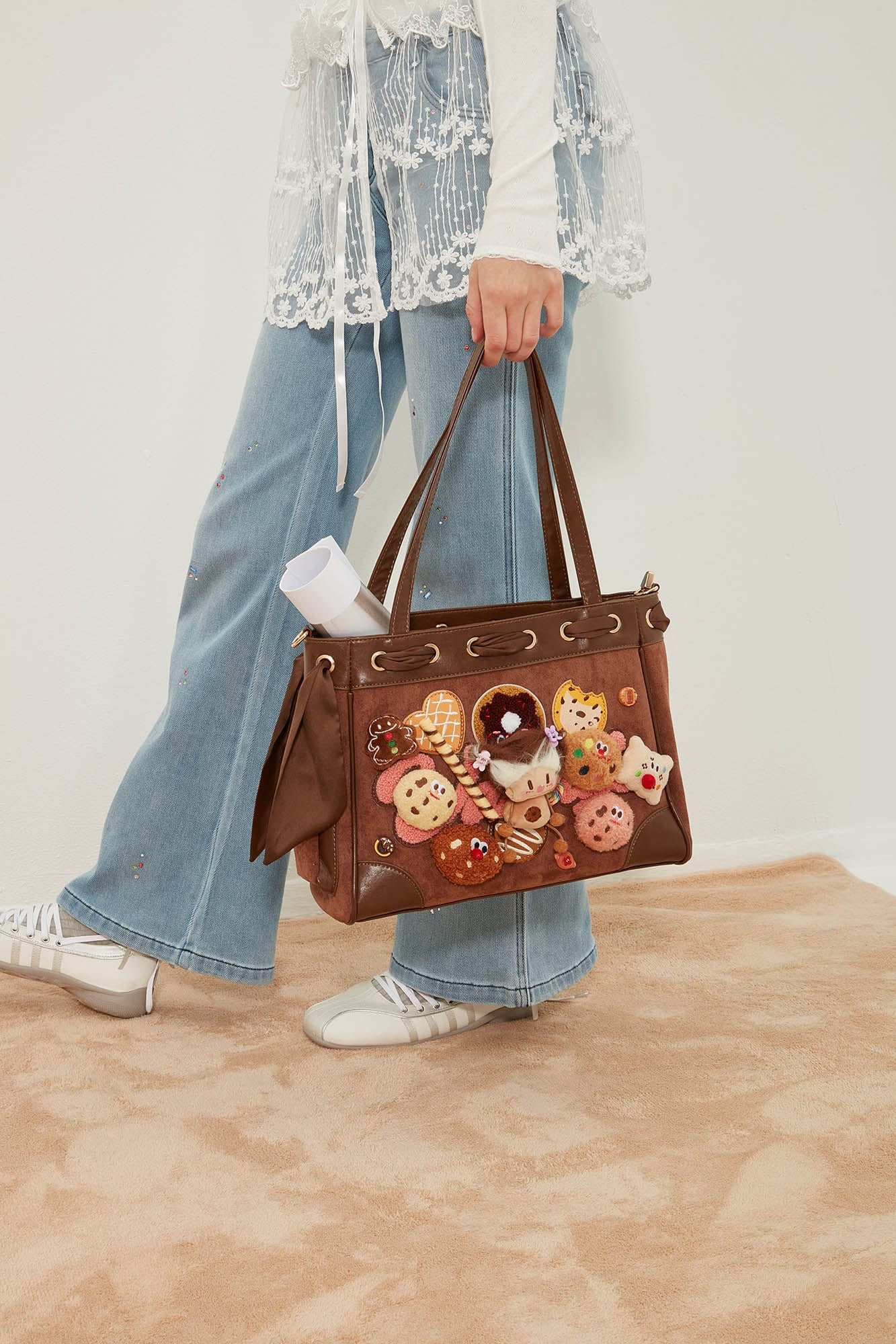 Adorable Plush Doll Tote