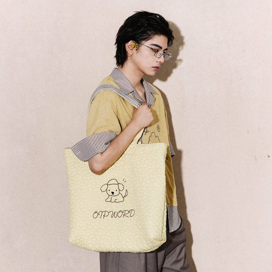 Chic Double-Sided Quilted Tote