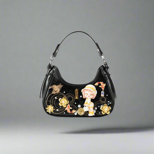 Whimsical Koi & Doll Hobo