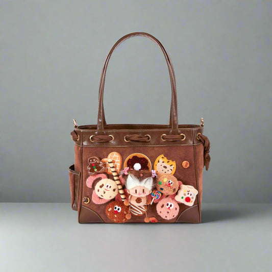 Adorable Plush Doll Tote