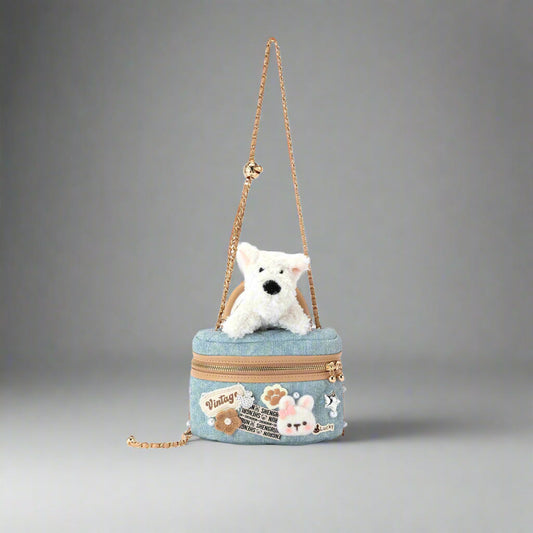 Delightful Dog-Themed Crossbody Bag