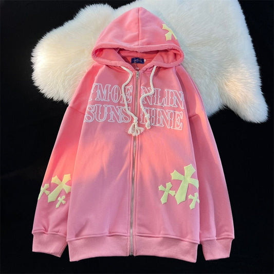 Aesthetic Hoodie with Retro and Contemporary Style