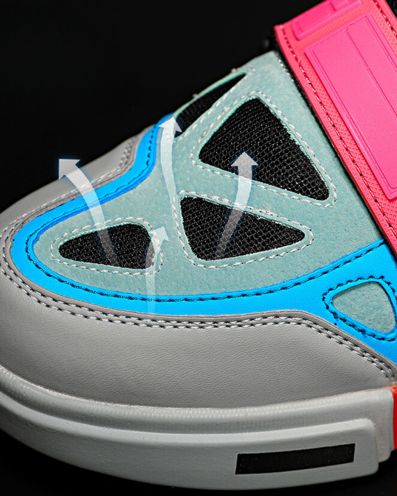 Vibrant Duo-Tone Unisex Sneakers