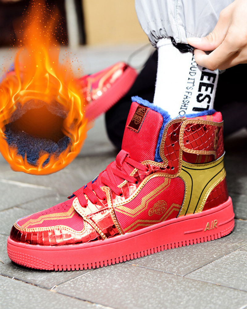 Stylish High-Top Platform Kicks