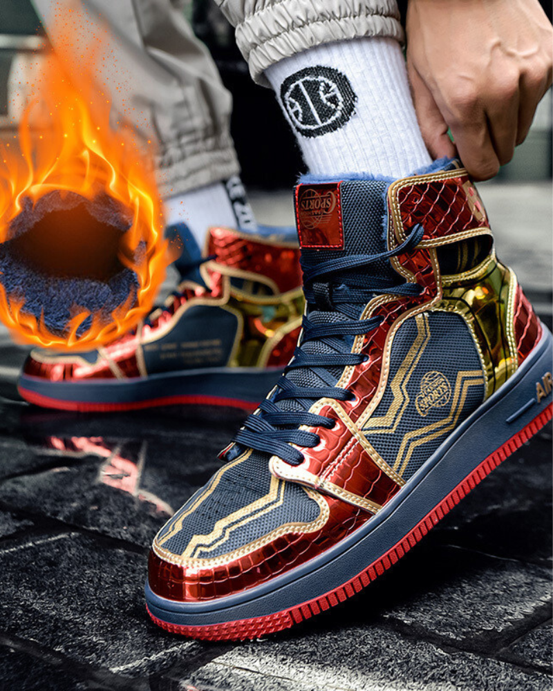 Stylish High-Top Platform Kicks