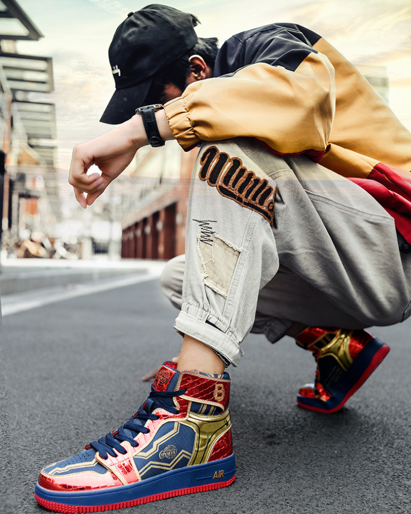 Stylish High-Top Platform Kicks