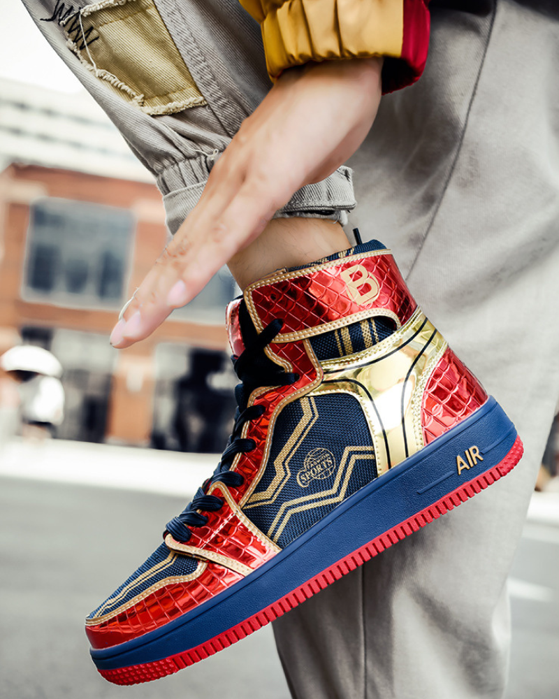 Stylish High-Top Platform Kicks