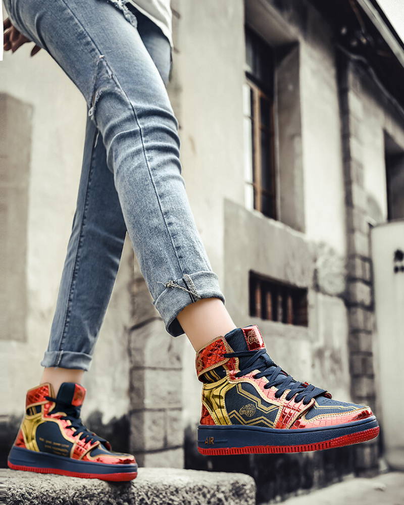 Stylish High-Top Platform Kicks
