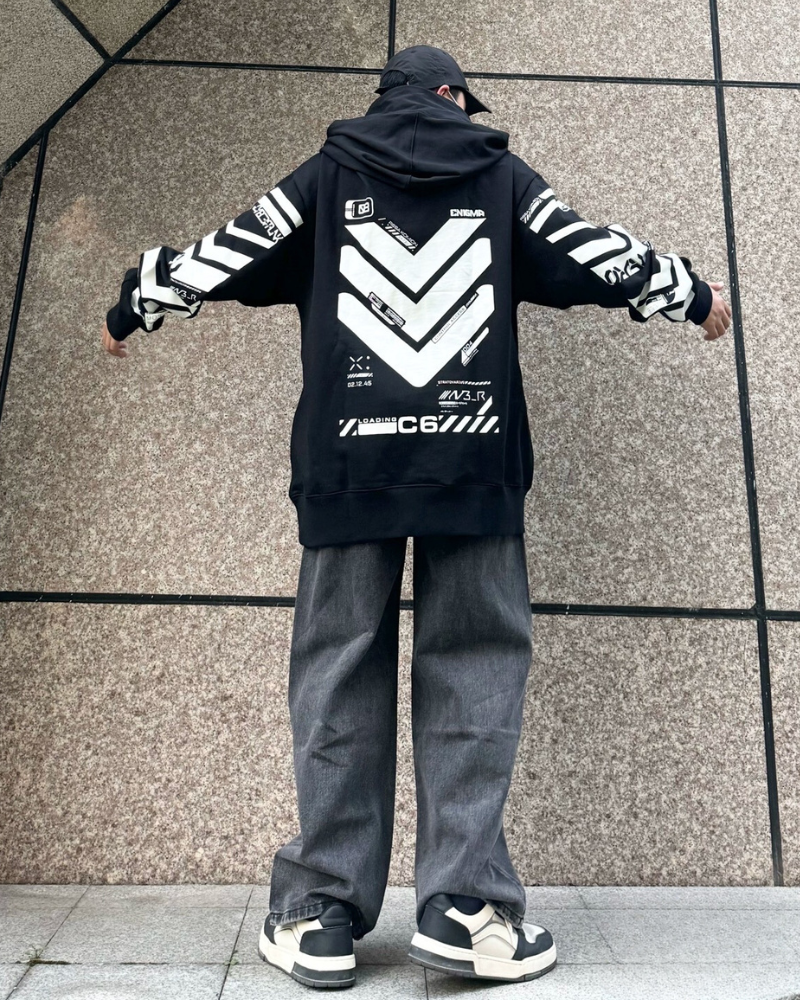 Neon Dreams Cyberpunk Hoodie