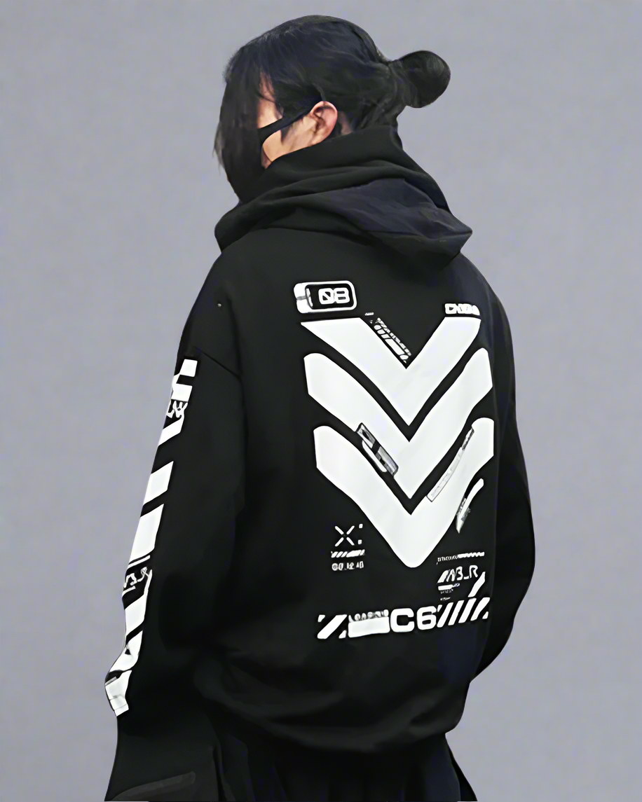 Neon Dreams Cyberpunk Hoodie