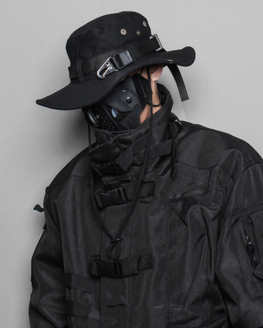 Avant-Garde Drawstring Bucket Hat