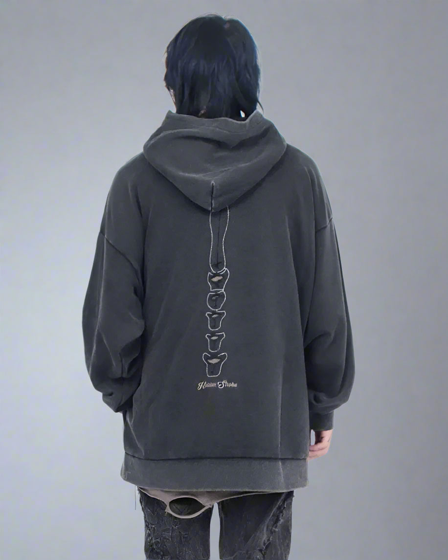 Cool Skeleton Cutout Hoodie