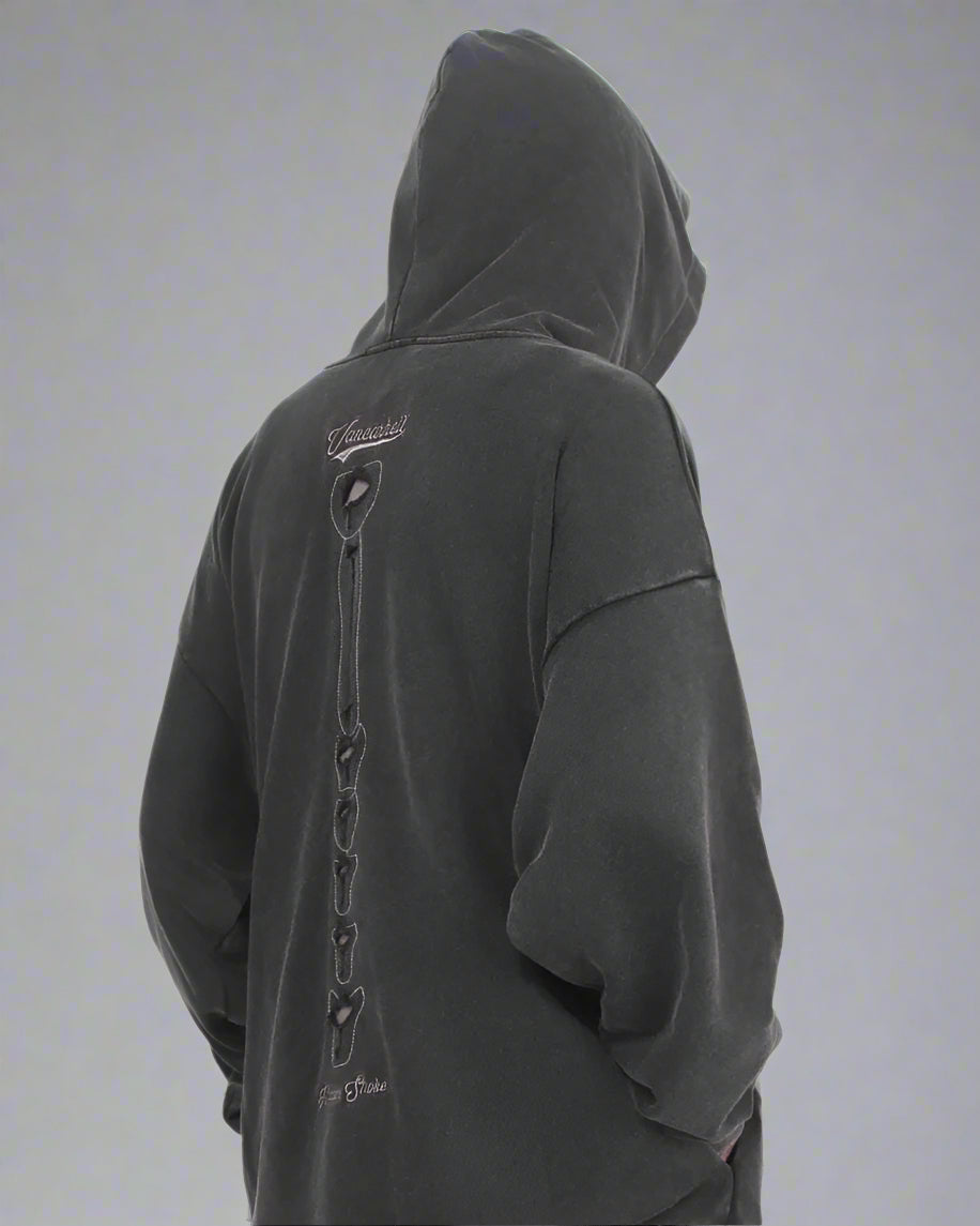 Cool Skeleton Cutout Hoodie