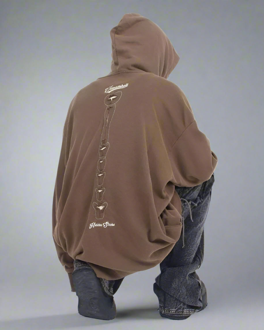 Cool Skeleton Cutout Hoodie