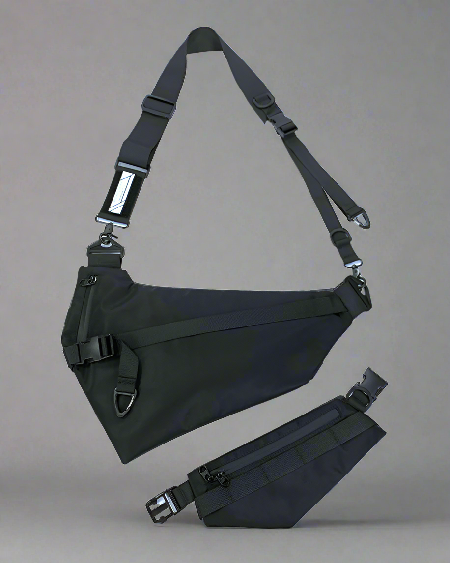 Multi-Use Black Sling Pack