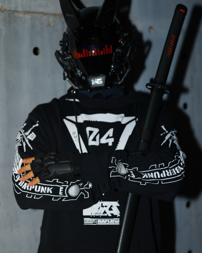 Revolutionary Biker Graphic Hoodie