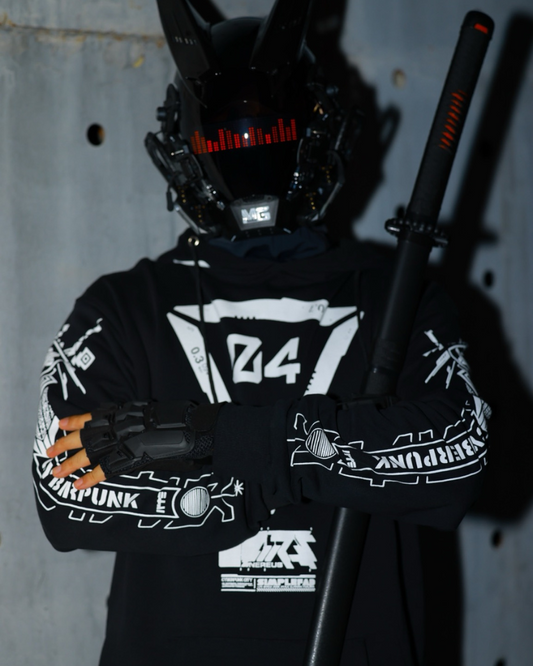 Revolutionary Biker Graphic Hoodie