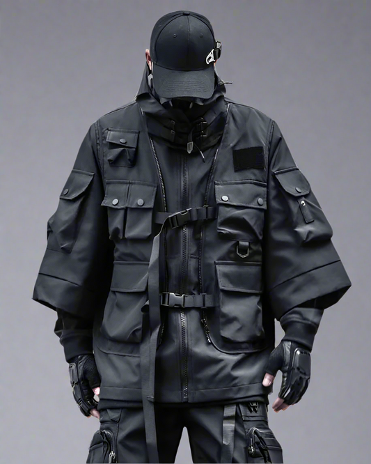 Futuristic Cyberpunk Cloak