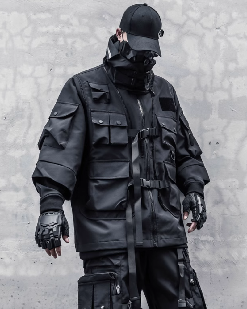 Futuristic Cyberpunk Cloak