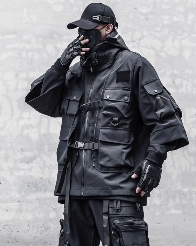 Futuristic Cyberpunk Cloak