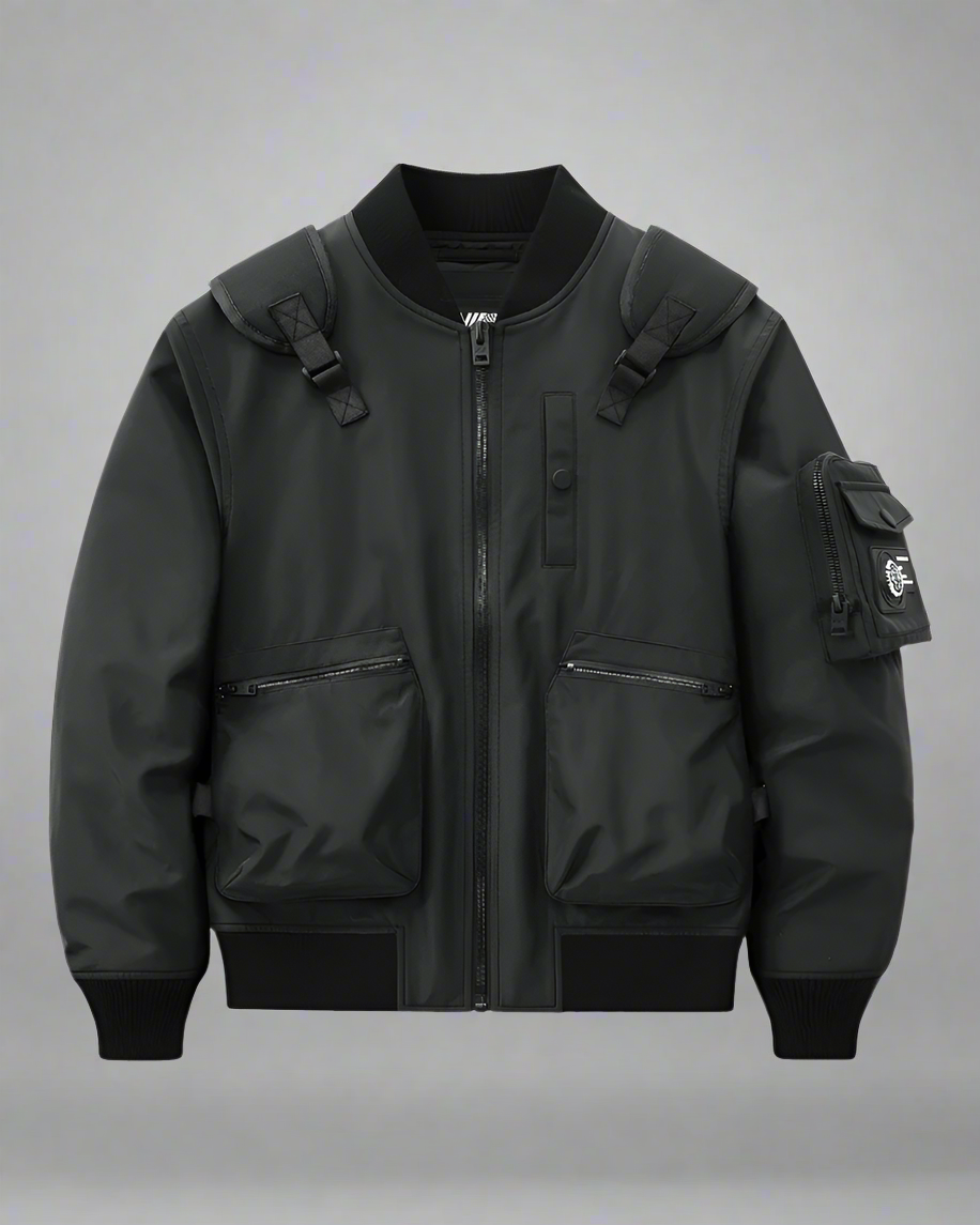 Multifunctional Bomber Jacket & Backpack