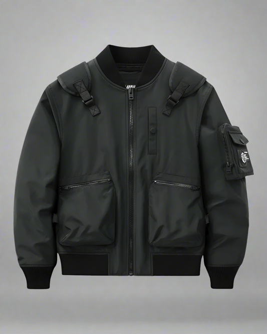 Multifunctional Bomber Jacket & Backpack