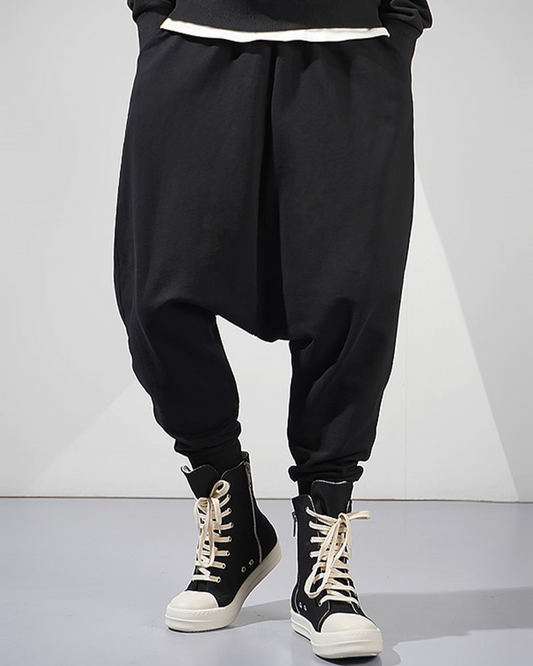 Stylish Drop-Crotch Trousers