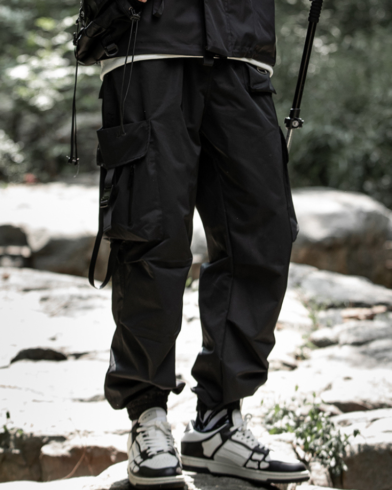 Chic Black Cargo Pants