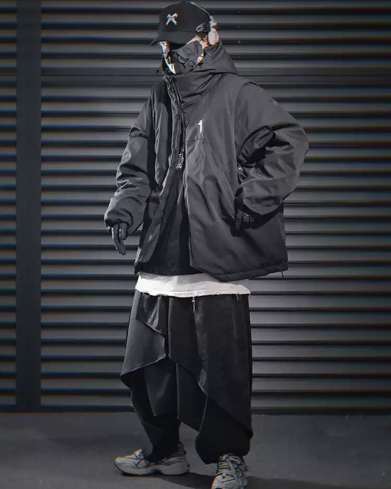 Versatile Winter Jacket with Sleeves