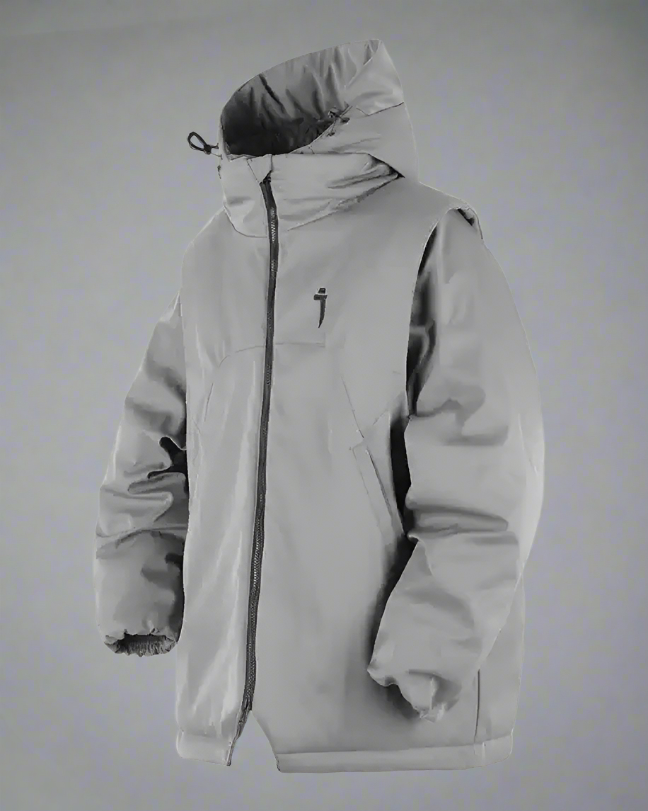 Versatile Winter Jacket with Sleeves