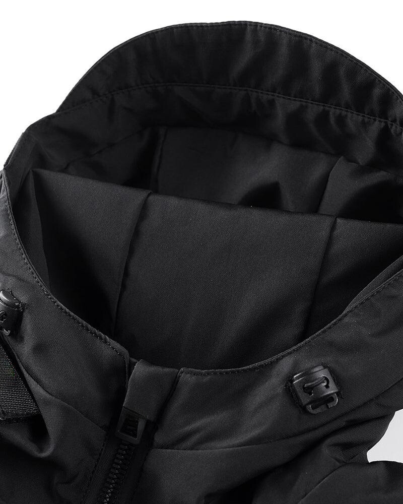 Multi-Pocket Hooded Cargo Vest