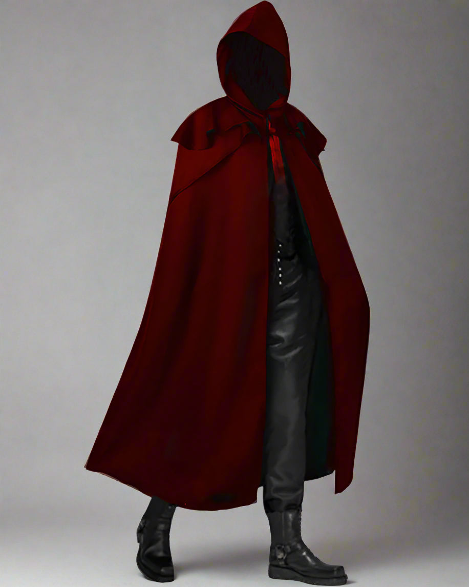 Enigmatic Gothic Hooded Cape