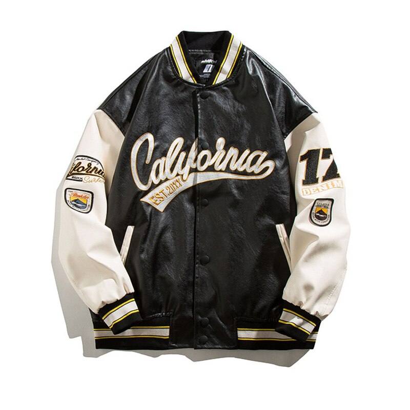 High-Quality Leather Varsity Jacket for Everyday Style