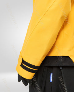 Yellow High neck jacket