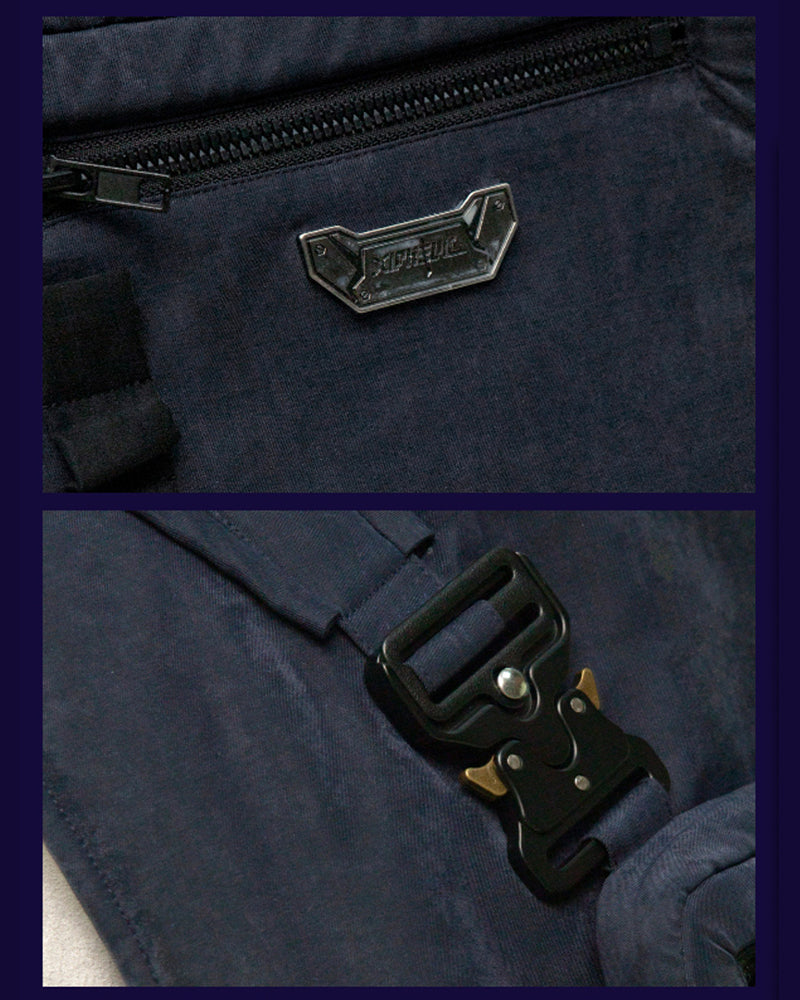 Dual-Sided Futuristic Cargo Vest