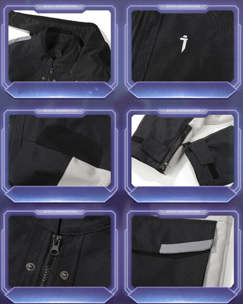 Boldly Stitched Outdoor Jacket