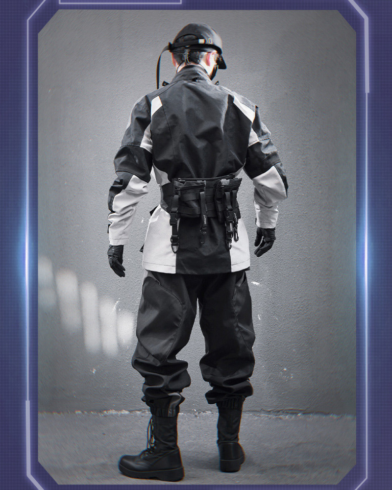 Boldly Stitched Outdoor Jacket