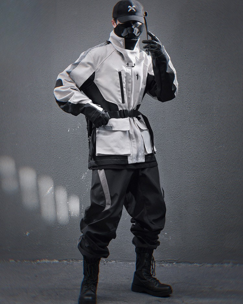 Boldly Stitched Outdoor Jacket