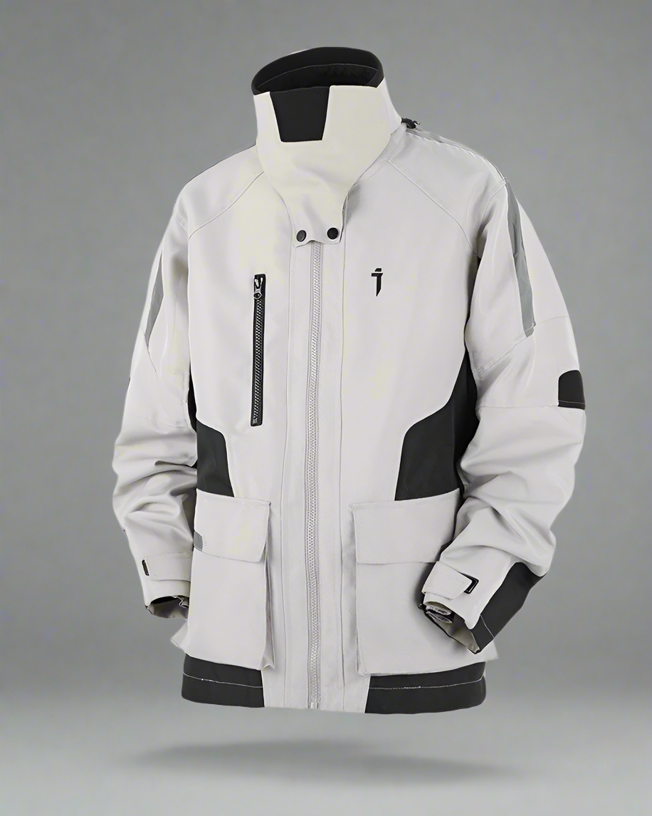 Boldly Stitched Outdoor Jacket