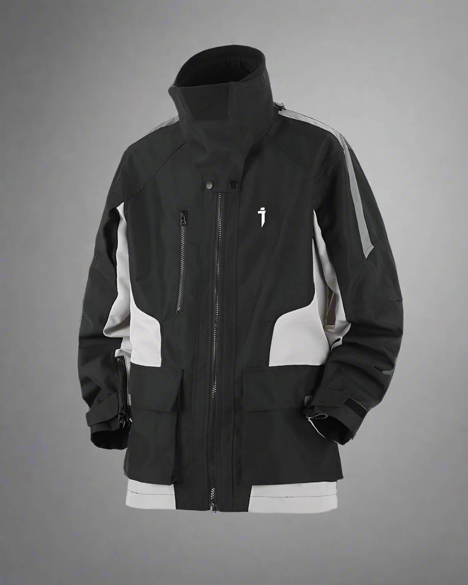 Boldly Stitched Outdoor Jacket