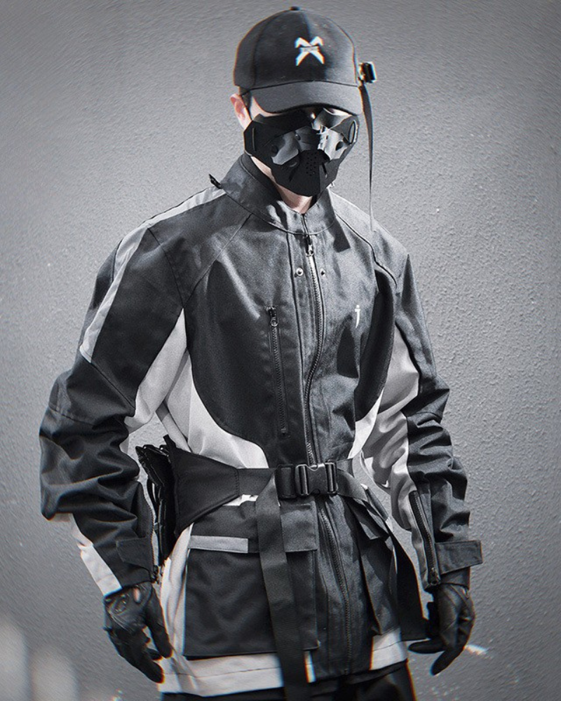 Boldly Stitched Outdoor Jacket