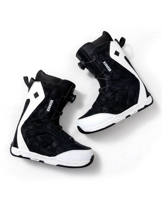 Stylish Dual-Tone Snow Boots