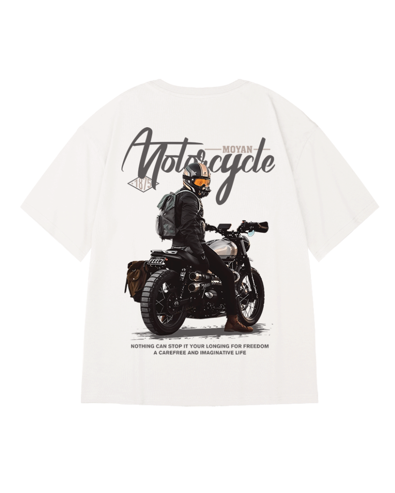 Fearless Oversized Biker Tee
