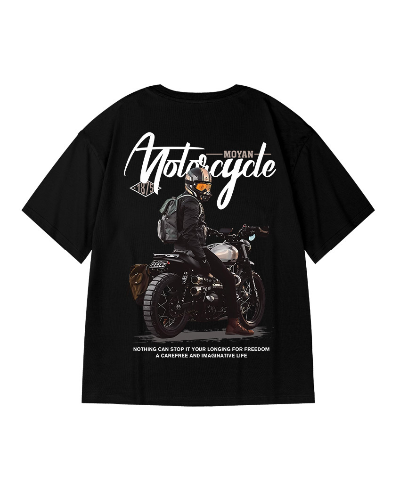 Fearless Oversized Biker Tee