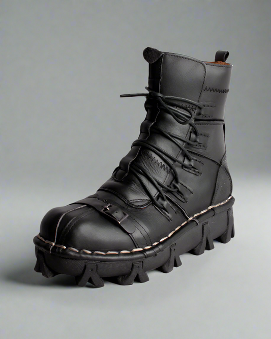 Edgy Unisex Techwear Riding Boots
