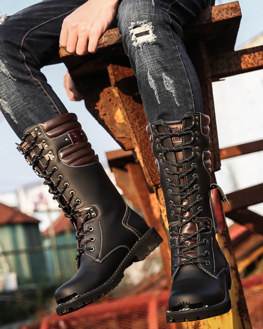 Chic Black Knee-High Stunners