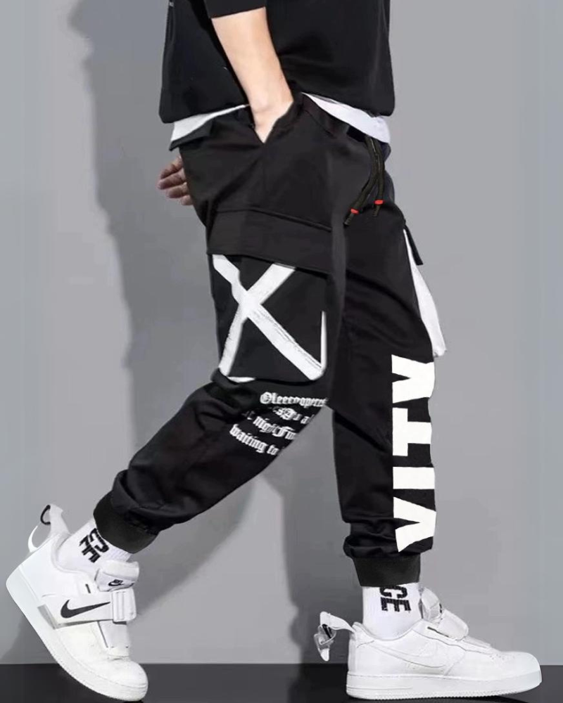 Chic Plus Size Cargo Trousers