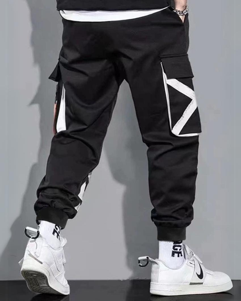 Chic Plus Size Cargo Trousers