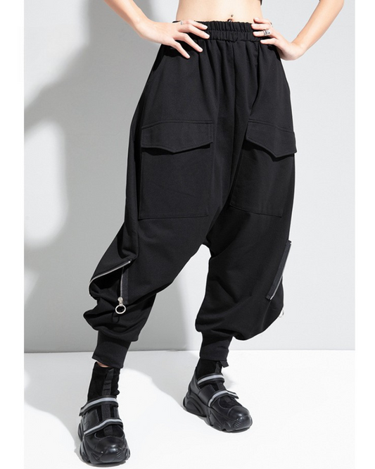 Stylish Wide-Leg Hakama Pants